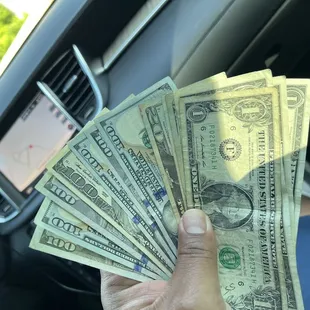 Mega jackpot on a quarter machine!