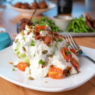 You just can't beat the cold, crisp, CLASSIC - Wedge Salad