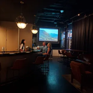 Lounge area in the back.