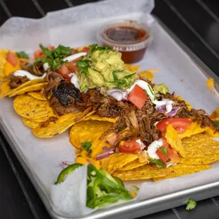 BBQ Pork Nachos