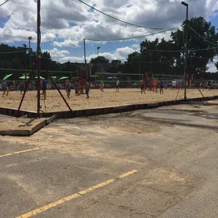 Sand volleyball and I never knew until now!