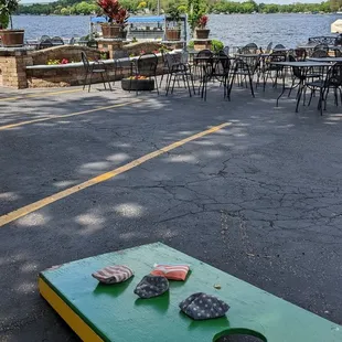 Great setting along the water