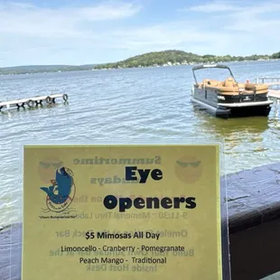 Great view on Lake Wisconsin's.