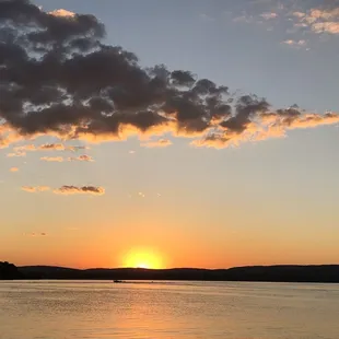 From the outdoor dining deck