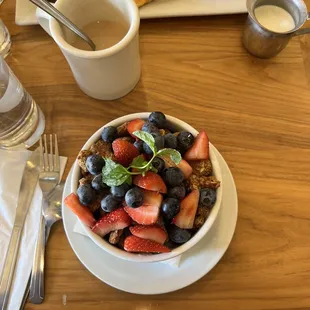 House made granola with yogurt