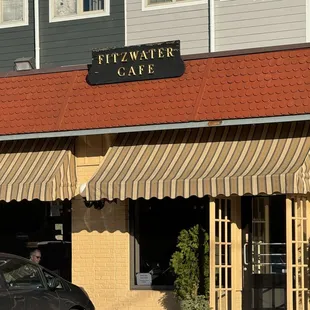 outside