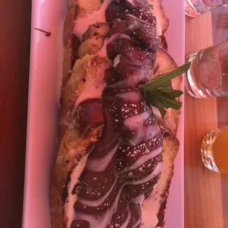Banana Nutella French Toast