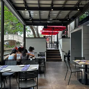 Fiume outside dining area