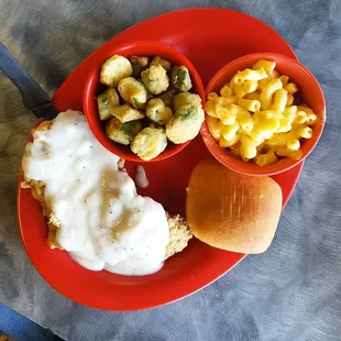 Lunch special, chicken fried steak