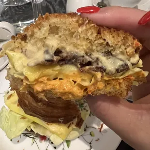 Flakey Egg Bacon Sandwich