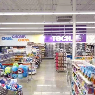 the inside of a store