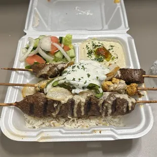 5 Boroughs Mixed Kabob Platter