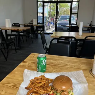 Chicken Sandwich Combo, picture of dining area