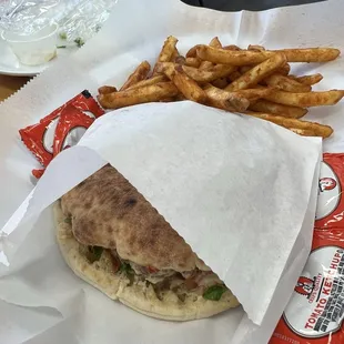 Falafel Pita Combo