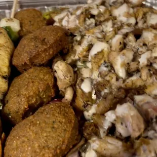 a variety of food items