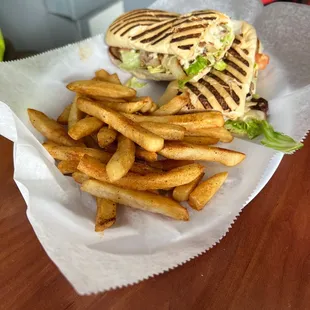 Cheese Philly Steak Combo Sandwich Lunch