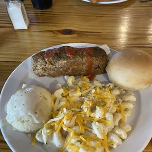 Smoked meat loaf entree