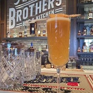 Much-a-Peachiates cocktail