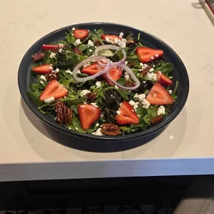 Strawberry Spinach salad