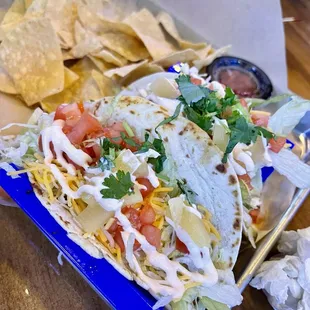 Caribbean Mahi Tacos.