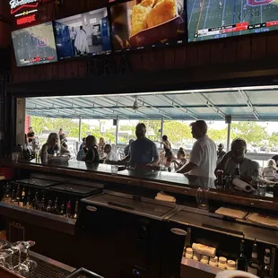 interior, sushi and sashimi