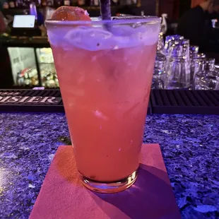 Malibu rum punch