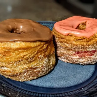 100 layer donut sea salt caramel &amp; triple strawberry