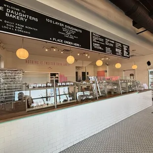 bakery counter