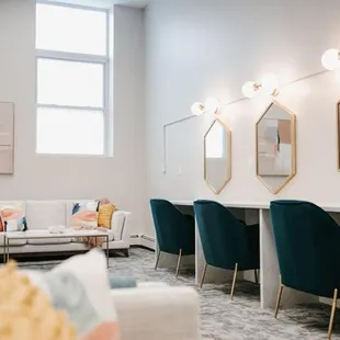 A Hospitality Suite at FIVE Event Center in Minneapolis, Minnesota.