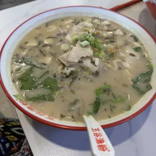 5 Grains Noodle Soup with Fish Fillet Pieces