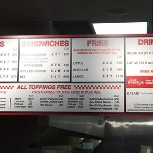 Prices as of August 2019 - yes, that is a $6 plain hotdog.