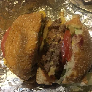 Reg cheeseburger good too