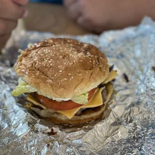 Bacon Cheeseburger with the works