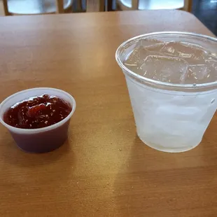 Water cup this small?