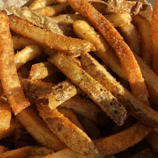 a basket of french fries