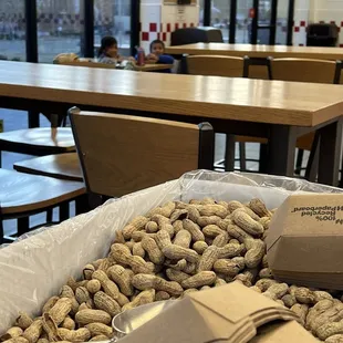 AYCE peanuts, with purchase of course