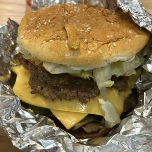 Cheeseburger all the way