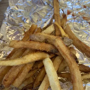 Fries made to be crispy from outside and great taste from inside
