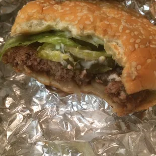 Small hamburger, $5.99.