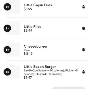 Receipt- have you lost your damn mind?  46$ 2 burgers and fries?