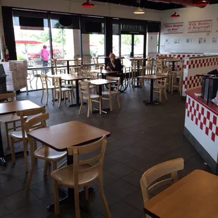 This should explain it all. What you don&apos;t see is all the trash and filthy tables and no staff to clean them