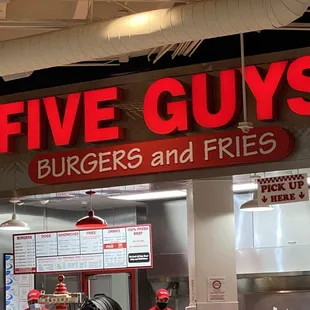 a woman at a fast food restaurant