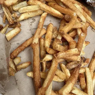 Too salty to the point where I had to spit it out