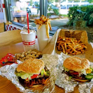 Little Bacon Cheeseburger ($10.19). Large Fry ($7.79). Oreo Cookies Milkshake ($6.29).