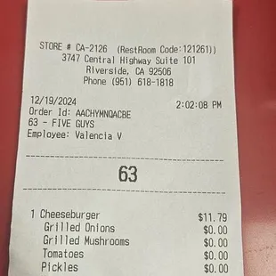 Never in my life have I EVER paid this type of money for a burger meal! My first AND last time