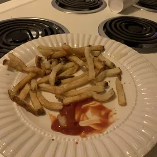 Limp undercooked fries