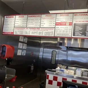 Counter Menu