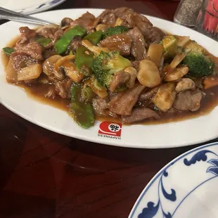 Beef with Chinese vegetables