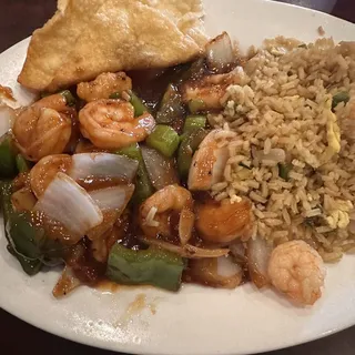 Pepper Shrimp in Black Bean Sauce