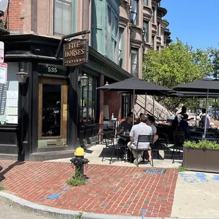 Front of the Five Horses Ravern